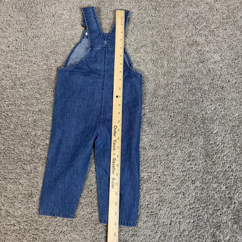 Bass Pro Shops Overall Boys 12-18 Months Blue Denim One-Piece Adjustable Strap